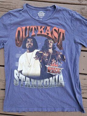 Outkast Stankonia Blue Graphic T-Shirt - Size Medium